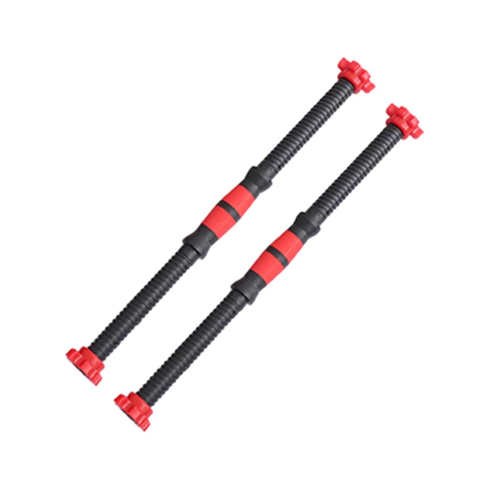 Garneck 19.6inch Threaded Dumbbell Handles,2pcs Adjustable Dumbbell Bar Handles with 4pcs 1inch - Collars for Sport Workout(50cm)