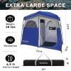 KingCamp Shower Tent, Portable Privacy Tent Outdoor Camping 1/2 Room Toilet Tents with Shower Bag & Dressing Room for Travel Beach Tailgate view 2