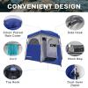 KingCamp Shower Tent, Portable Privacy Tent Outdoor Camping 1/2 Room Toilet Tents with Shower Bag & Dressing Room for Travel Beach Tailgate view 3