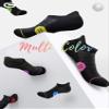 CS CELERSPORT 6 Pack Women's Ankle Running Socks Cushioned Low Cut Tab Athletic Sport Compression Socks, Black Mixed, Small view 4