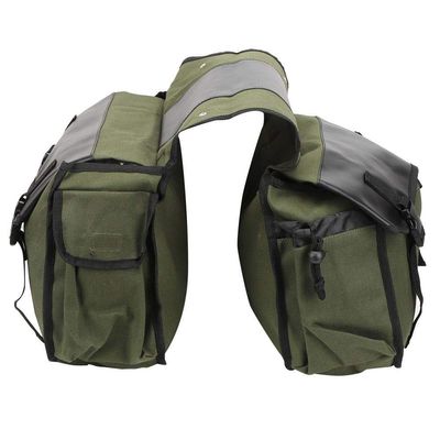 Alomejor Rear Seat Bag Traveling Rear Seat for Mountain Road Cycling Rack Grocery (Size Green)