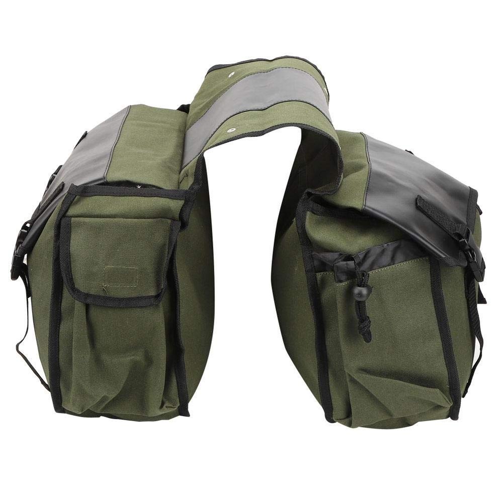 Alomejor Rear Seat Bag Traveling Rear Seat for Mountain Road Cycling Rack Grocery (Size Green)