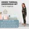 Ultra Dry Children Thermal Underwear Set by Outland; Base Layer; Soft Fleece; Top&Leggings Camouflage 18-24 Months view 3