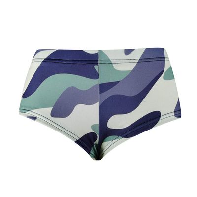 JOFOW Yoga Shorts Short Leggings Women's Camo Pants Workout Running Athletic Gym Sport Tight Thong Panty