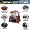 KingCamp Oversize Space Privacy Camping Outdoor Shower Enclosure Portable Shower Tent for Camping 1 Room Brown Changing Tent Dressing Room view 3