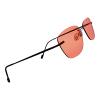 BRADDELL OPTICS FL-41 Rose Tinted Migraine Light Sensitivity Rimless Glasses for Fluorescent LED Glare, Photophobia and Eye Strain view 1