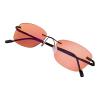 BRADDELL OPTICS FL-41 Rose Tinted Migraine Light Sensitivity Rimless Glasses for Fluorescent LED Glare, Photophobia and Eye Strain view 3