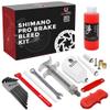BleedZone Pro Brake Bleed Kit for Shimano Hydraulic Brakes, Bike Hydraulic Brake Bleed Kit with 120ml Mineral Oil - Fits with Road, Gravel and Mountain Bike Brakes, Bicycle Brake Bleed Kit view 1
