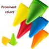 20 PCS 7 Inch Plastic Agility Cones for Kids - Mini Traffic Safety Construction Cones for Party, Drills, Basketball, Soccer - 5 Colors view 2
