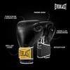 Everlast 1910 Leather Boxing Gloves | Vintage Training Gloves for Men and Women | Hook and Loop with Triple-Layer Foam | Heavy Bag & Fitness Training view 4