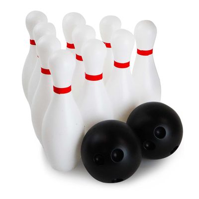 Boley Kids Bowling Set - 12 Piece Toddler Bowling Game - Indoor Outdoor Lawn Bowling Kit for Children - Lightweight, Safe, Family Play Set - Ideal Toy for Preschoolers, Garden Games, Party Fun