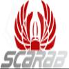 Imagnt Studio Fun Graphics Set of 2 Boat Hull Vinyl Decals fits Scarab Boat Restoration Stickers (Select Color, Size 17 x 36) (Red & Sliver Metallic) view 1