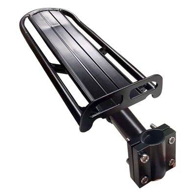 Adjustable Bike Cargo Rear Racks, Retractable Bicycle Luggage Cargo Rack Mountain Bike Carrier Bracket (Black)