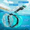 Full Face Snorkel Mask Adults,Dry-Top Snorkeling Gear with Camera Mount,Foldable 180-Degree Panoramic Scuba Mask for Snorkeling Diving Swimming Travel,Snorkel Mask Anti-Fog & Anti-Leak view 2