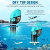Full Face Snorkel Mask Adults,Dry-Top Snorkeling Gear with Camera Mount,Foldable 180-Degree Panoramic Scuba Mask for Snorkeling Diving Swimming Travel,Snorkel Mask Anti-Fog & Anti-Leak view 4