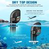 Full Face Snorkel Mask Adults,Dry-Top Snorkeling Gear with Camera Mount,Foldable 180-Degree Panoramic Scuba Mask for Snorkeling Diving Swimming Travel,Snorkel Mask Anti-Fog & Anti-Leak view 4