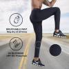 OEBLD Compression Pants Men UV Blocking Running Tights 1 or 2 Pack Gym Yoga Leggings for Athletic Workout view 2