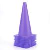 12 Inch 12 Pack Purple Traffic Training Cones, Plastic Safety Parking Cones, Agility Field Marker Cones for Soccer Basketball Football Drills Training, Outdoor Sport Activity & Festive Events view 1