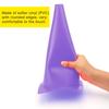 12 Inch 12 Pack Purple Traffic Training Cones, Plastic Safety Parking Cones, Agility Field Marker Cones for Soccer Basketball Football Drills Training, Outdoor Sport Activity & Festive Events view 3