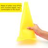 12 Inch 12 Pack Yellow Traffic Training Cones, Plastic Safety Parking Cones, Agility Field Marker Cones for Soccer Basketball Football Drills Training, Outdoor Sport Activity & Festive Events view 3