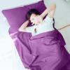 Cicilin Sleeping Bag Liner, Lightweight Travel Sheet Adults Camping Sleep Bag Prevent Dirty, Sleeping Sack for Camping, Traveling, Hotels, Backpacking (Purple) 160 * 210cm view 4