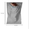 Cicilin Sleeping Bag Liner, Lightweight Travel Sheet Adults Camping Sleep Bag Prevent Dirty, Sleeping Sack for Camping, Traveling, Hotels, Backpacking (Grey) 160 * 210cm view 3