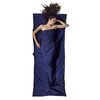 Cicilin Sleeping Bag Liner, Lightweight Travel Sheet Adults Camping Sleep Bag Prevent Dirty, Sleeping Sack for Camping, Traveling, Hotels, Backpacking (Navy Blue) 160 * 210cm