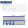Billiards Club Grind Tool, Billiards Pool Cue Tip Shaper Tool Multifunction Snooker Billiard Tip Burnisher Grinding Repair Tool(Blue) view 3