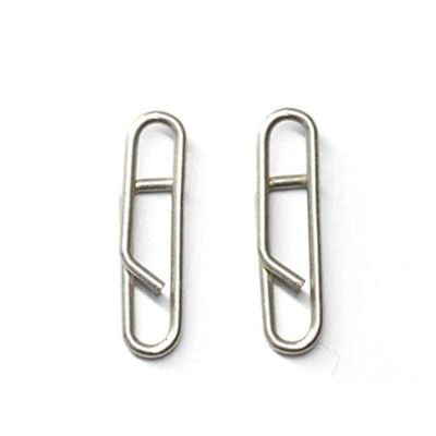 100pcs/pack Stainless Steel Power Clips Lure Clips Snaps Quick Change Fishing Lure Connector Kayak Drifting Fishing Fast Snaps Speed Clips