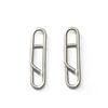 100pcs/pack Stainless Steel Power Clips Lure Clips Snaps Quick Change Fishing Lure Connector Kayak Drifting Fishing Fast Snaps Speed Clips view 1