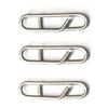 100pcs/pack Stainless Steel Power Clips Lure Clips Snaps Quick Change Fishing Lure Connector Kayak Drifting Fishing Fast Snaps Speed Clips view 4