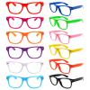 SUNOVELTIES 12 Pack Kids NO LENS Ultralight Square Costume Frame Glasses Neon Color Party Favors for Boys Girls Daily Outfit Accessories view 1