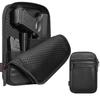 FINPAC Concealed Carry Gun Pouch, Soft Pistol Case Fanny Pack Waist Belt Firearm Bag with Holster for Handgun, Air Gun, Men, Women (Black) view 1