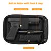FINPAC Concealed Carry Gun Pouch, Soft Pistol Case Fanny Pack Waist Belt Firearm Bag with Holster for Handgun, Air Gun, Men, Women (Black) view 2