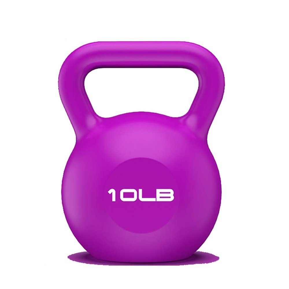 AGYH Kettlebells Color Fitness Kettlebells, Used For Men And Women To Lose Weight Training Muscle Training Strength Training, 10lb/4.5kg (Color : Purple)
