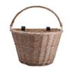 Garneck Boy Girl Wicker Front Basket Natural Willow Material Installation Storage Space for Outdoor Cycling Handle view 1
