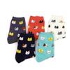 DOBIKULU Womens Cotton Casual Socks Cute Animal Cat Socks Crew Novelty Lovely Print Pattern, Female Presents for Cat Lovers, Gifts Ideas for Mom Lady view 3