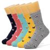 DOBIKULU Womens Cotton Casual Socks Cute Animal Socks Crew Novelty Lovely Print Pattern, Female Presents for Animal Lovers, Gifts Ideas for Mom Lady view 1