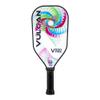 Vulcan | V550 Pickleball Paddle | Hybrid Performance | Polypropylene Core - Carbon Fiber Surface | USAP Approved | White Entropy view 1