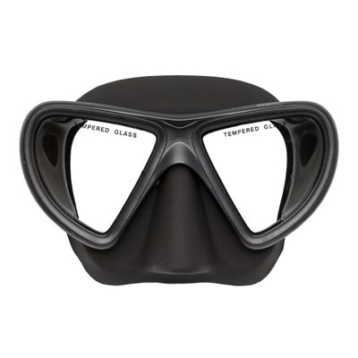 JBL Spearguns The X-Ray Dive Mask, Fog Resistant, Tempered Lenses, Large Field, Low Volume, Diving Mask Goggles with Nose Cover for Snorkeling, Swimming, Spearfishing, Scuba Diving