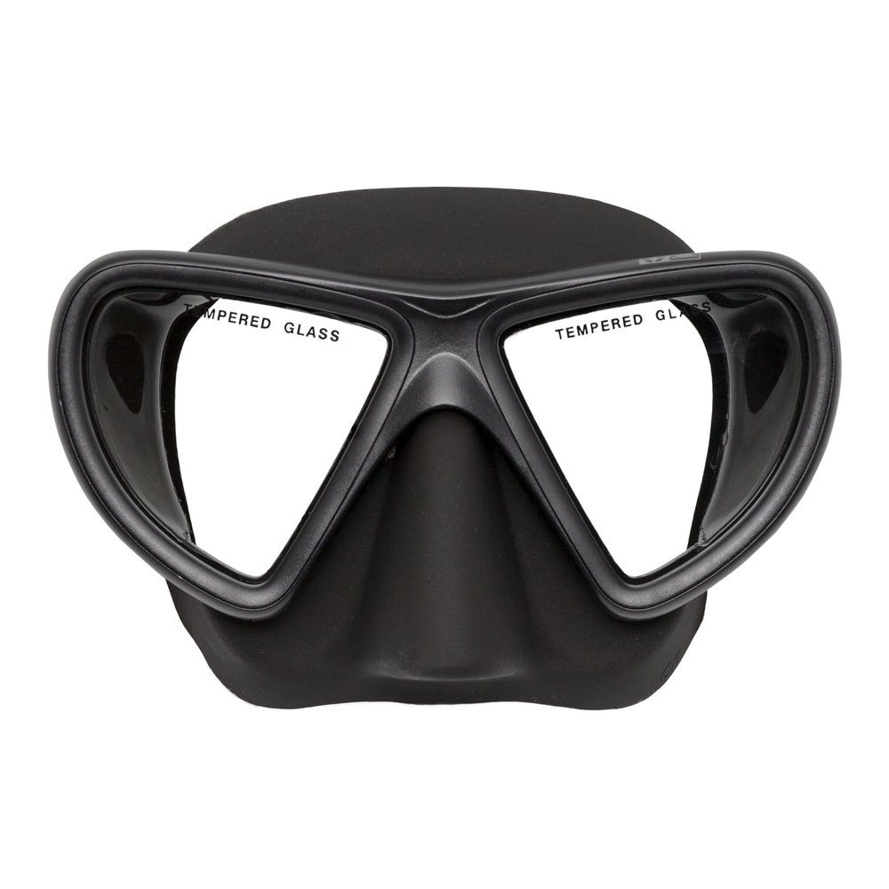 JBL Spearguns The X-Ray Dive Mask, Fog Resistant, Tempered Lenses, Large Field, Low Volume, Diving Mask Goggles with Nose Cover for Snorkeling, Swimming, Spearfishing, Scuba Diving