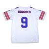 BORIZCUSTOMS Sandler Bobby Boucher Water Mud Dogs Football Jersey Bourbon Bowl Patch Stitch White (30) view 2