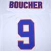 BORIZCUSTOMS Sandler Bobby Boucher Water Mud Dogs Football Jersey Bourbon Bowl Patch Stitch White (30) view 4