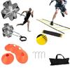 Agility Ladder, Speed Training, Soccer Agility Speed Training Equipment, 20ft Agility Ladder, 6 Soccer Cones, Running Parachute, Basketball Football Soccer Training Equipment for Kids, Youth, Adults view 1