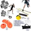 Agility Ladder, Speed Training, Soccer Agility Speed Training Equipment, 20ft Agility Ladder, 6 Soccer Cones, Running Parachute, Basketball Football Soccer Training Equipment for Kids, Youth, Adults view 2