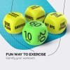 TidyFriend Exercise Dice  6 Sided Foam Workout Dice for Teens & Adults, Fun Fitness Equipment for Solo or Group Classes, Home Gym Use  Great Workout Equipment & Gifts for Gym Lovers (Yellow) view 3