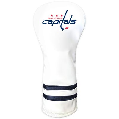 Team Golf NHL Washington Capitals White Vintage Fairway Golf Club Head Cover, Form Fitting Design, Retro Design &