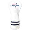 Team Golf NHL Washington Capitals White Vintage Fairway Golf Club Head Cover, Form Fitting Design, Retro Design & view 1