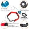 UCEDER Swim Belt Swim Training Belt with 2.2M Bungee Cord Adjustable Swim Tether for Swim in Place Swimming Pool Trainer Belt for Stationary Harness Aquatic Resistance Water Exercise (Red) view 3