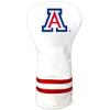 Team Golf NCAA Arizona Wildcats White Vintage Driver Head Cover White Vintage Driver Golf Club Headcover, Form Fitting Design, Retro Design view 1